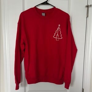 Red Christmas Tree Sweater